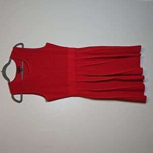 Saks Fifth Avenue Red Sleeveless Dress Large